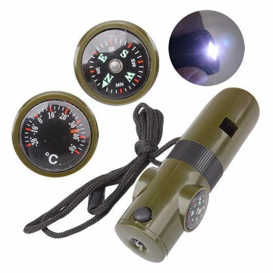 Sifflet de Survie 7-en-1 – Multifonction pour Aventuriers