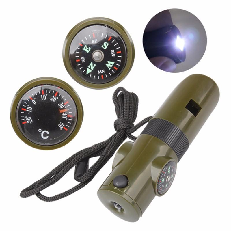 Sifflet de Survie 7-en-1 – Multifonction pour Aventuriers