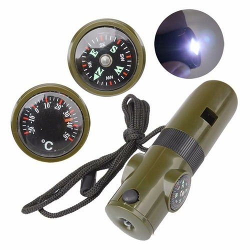 Sifflet de Survie 7-en-1 – Multifonction pour Aventuriers