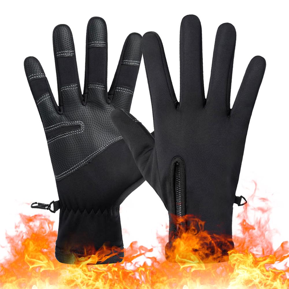 Gants d'Hiver Chauds pour Hommes – Tactiles, Imperméables et Antidérapants