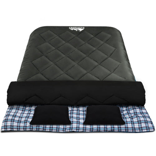Sac de Couchage Double Weisshorn – Camping, Randonnée, Plein Air