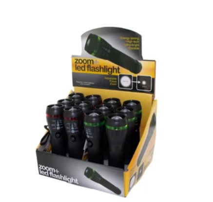 Lampe de Poche LED Ultra-Lumineuse avec Zoom Ajustable