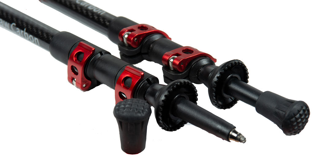 Bâtons de Randonnée Tiger Paw Carbon – Qualité Supérieure et Performance 4 Saisons