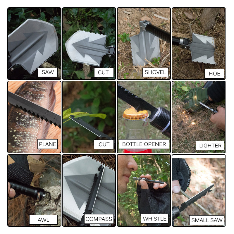 Pelle Pliante Multifonctions de Survie