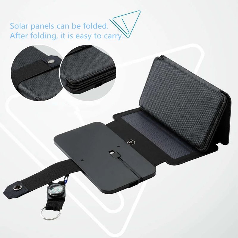Chargeur Solaire Portable Pliable